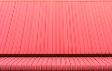 Red Corrugated Metal Sheets Roofs