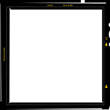 Medium Format Negative Photo Frame, Free Copy Space, Isolated, V