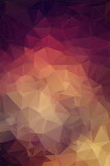 Wall Mural - Retro pattern of geometric shapes.