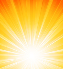 orange summer sun light burst