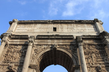 Wall Mural - Arch of Septimius Severus in Rome, Italy