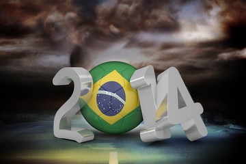 Poster - Composite image of brazil world cup 2014