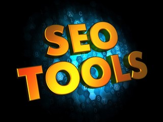 Poster - Seo Tools Concept on Digital Background.