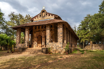 Wall Mural - Debre Birhan Selassie Church in Gondar