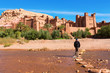 Fortified City (Ksar) with Mud Houses in the Kasbah Ait Benhaddo