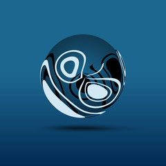 Poster - Globe Design Vector Illustration
