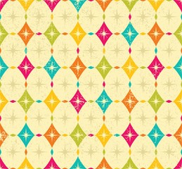 Vintage rhombus pattern