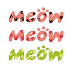 word meow vector