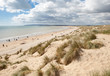 Camber sands, Camber: dunes and the beach near Rye in East Susse