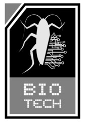 Sticker - Bio tech symbols