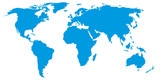 Fototapeta Mapy - Carte du monde