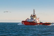 Coast Guard Vessel In Turkey