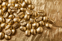 Golden Coffee Beans