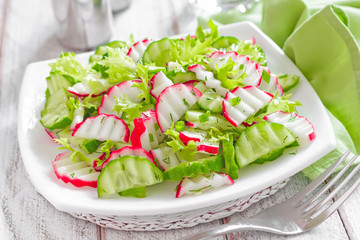 Wall Mural - Radish salad