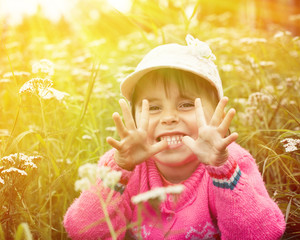 Wall Mural - Happy kid