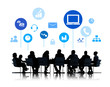 © Rawpixel.com - Silhouette of Business Meeting with Infographic