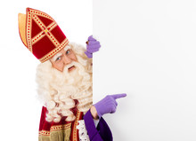 Sinterklaas With Placard