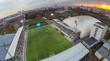 View from unmanned quadrocopter to Stadium