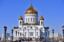 Cathedral Of Christ The Saviour In Moscow
