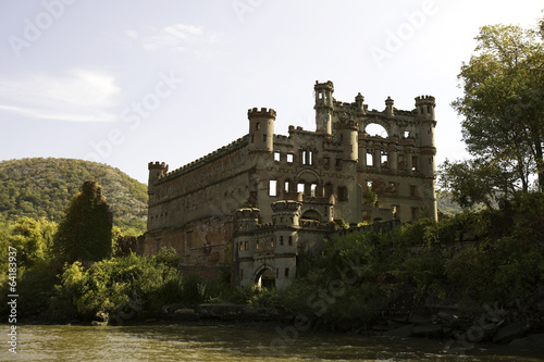 Bannerman Island Castle Armory River View Buy This Stock Photo