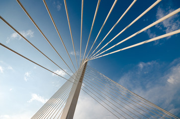 Millennium Bridge In Podgorica, Montenegro