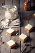 Peanut butter and white chocolate squares