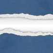 © Stillfx - Torn blue paper on white