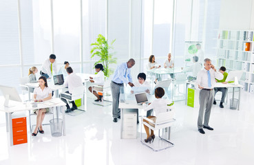 Wall Mural - Green Business Office