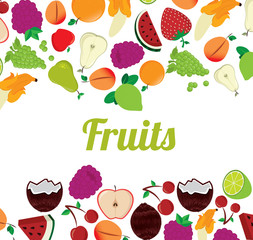 Poster - fruits design