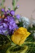 Blumenstrauß mit gelber Rose
