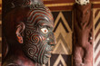 detail of Maori carving