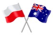 Flags: Australia and Poland