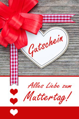 Poster - Muttertag - Gutschein