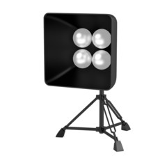 Canvas Print - realistic 3d render of stage light