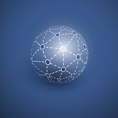 Poster - Networks - Globe Design