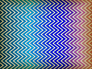 Wall Mural - Colorful Zig Zag Background