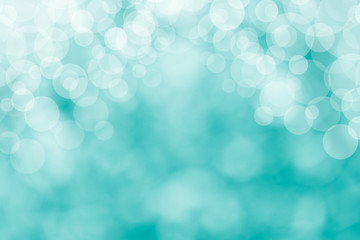 image of a bright blue bokeh background