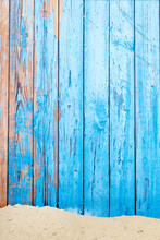 Sand And Wooden Vintage Wall