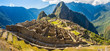 Panorama of Mysterious city - Machu Picchu, Peru,America