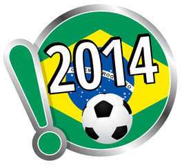 Sticker - Brasilien 2014