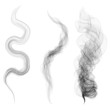 set of smoke background vector