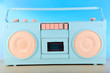 © Africa Studio - Colorful retro radio, on blue background