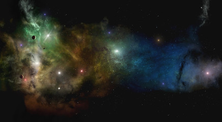 Wall Mural - Dee Space Starfield
