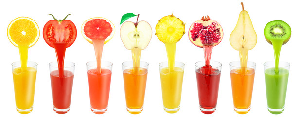 Sticker - fruit juices