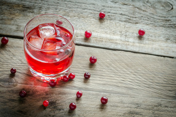 Wall Mural - Cranberry juice