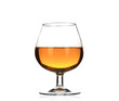 Brandy cognac glass isolated.