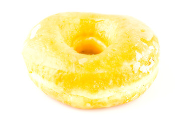 Sticker - Donut isolated on white background