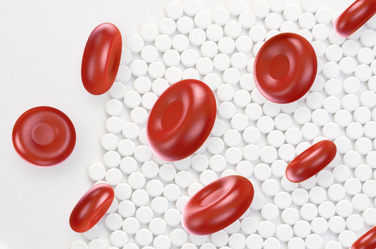 Blood cells - 3D Rendering