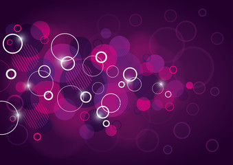 Wall Mural - Abstract Background Design with Circles