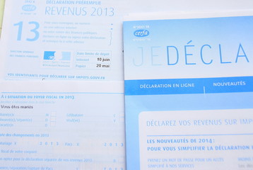 déclaration d'impôts sur le revenu  2013